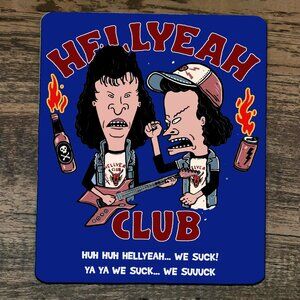 Mouse Pad Hell Ya Club Beavis‎ Butthead Stranger Things